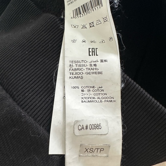 MSFTSREP Logo Cotton Hoodie Size XS Oversized Fit - Picture 7 of 7